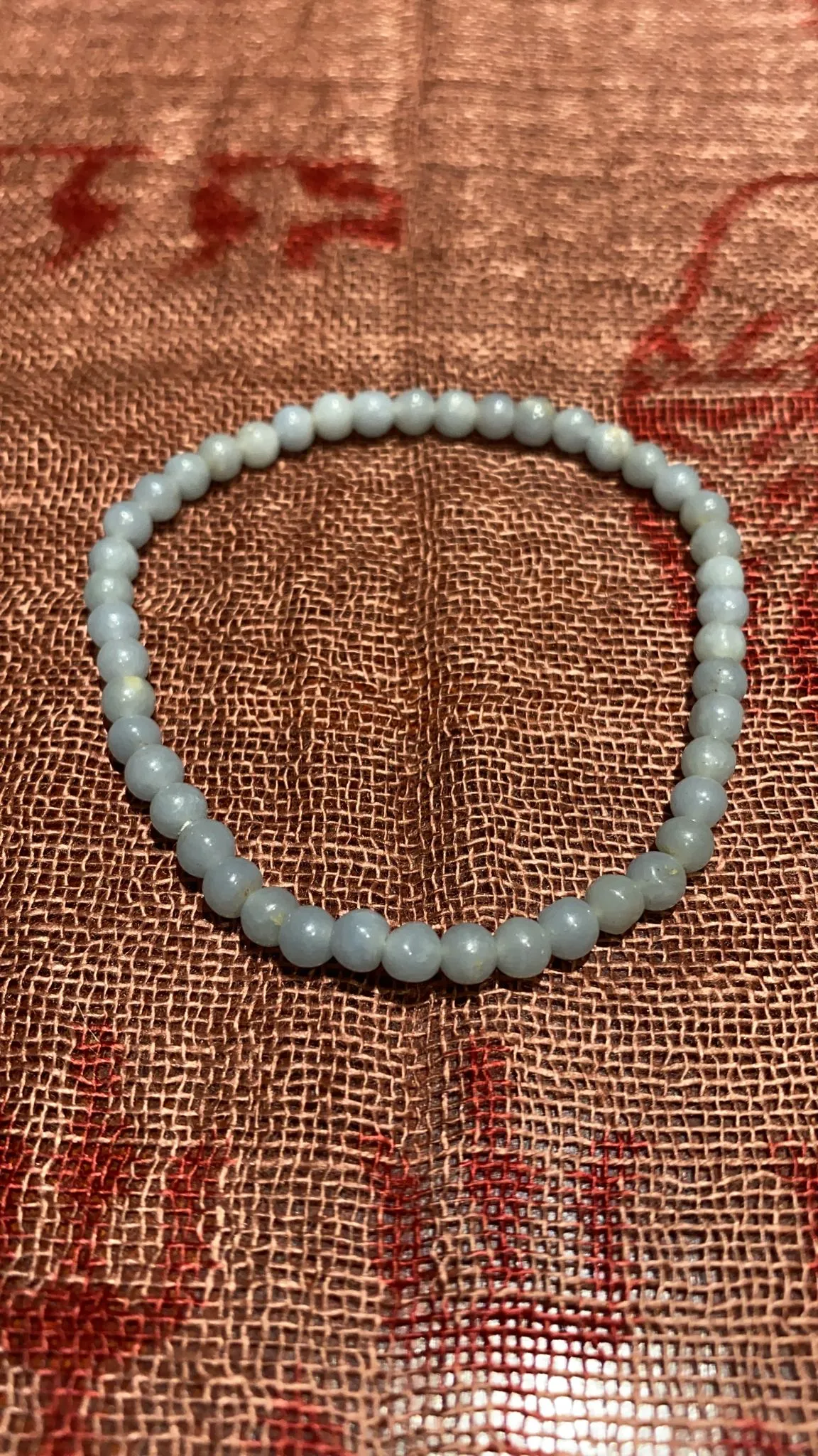 4MM Angelite Bead Bracelet