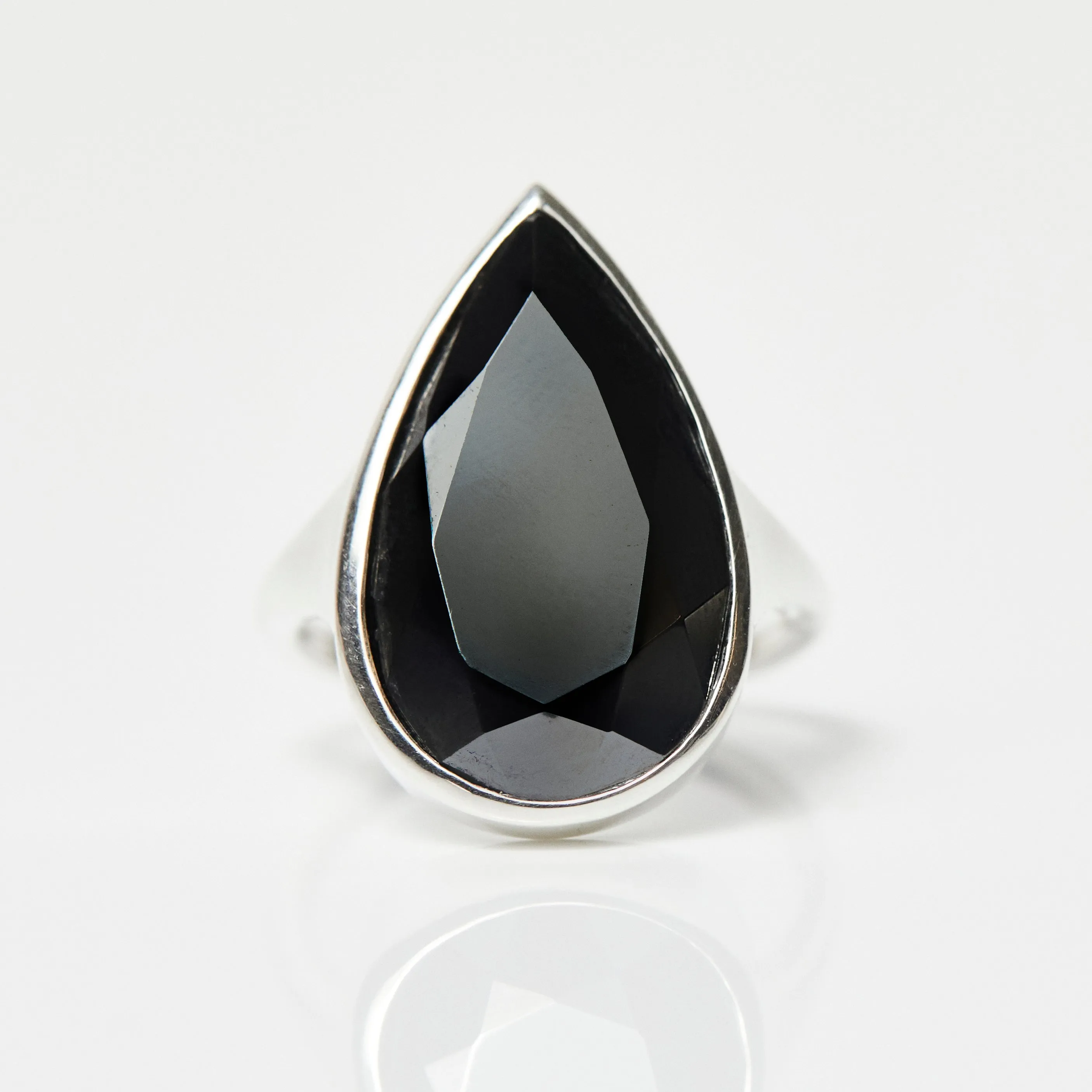 Anita Rani Shakti Hematite Empowerment Ring