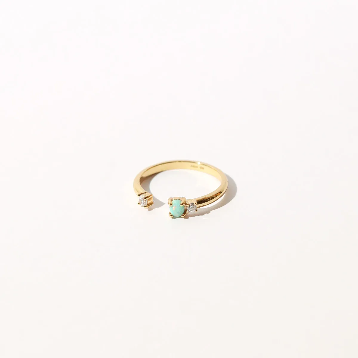 Aura Opal Ring in Gold