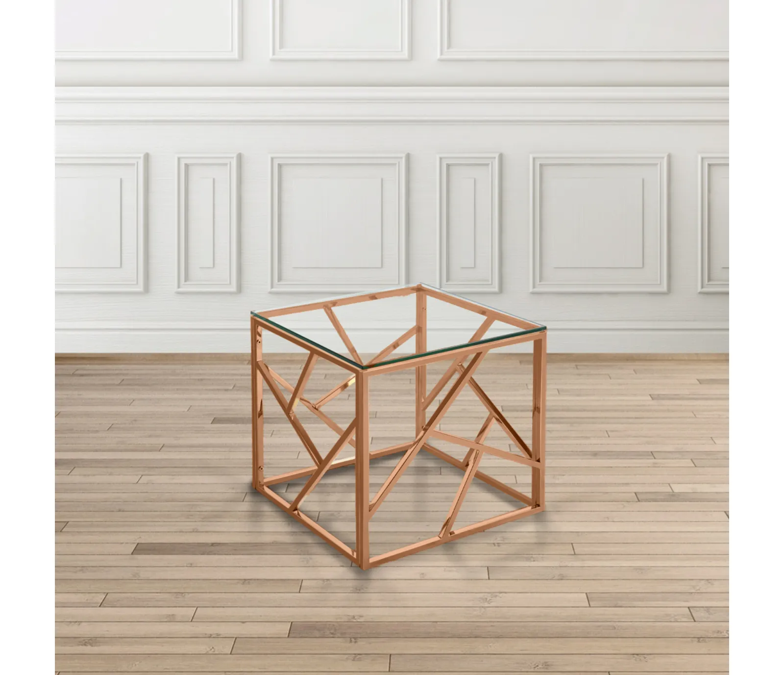 Cartier End Table - Rose Gold