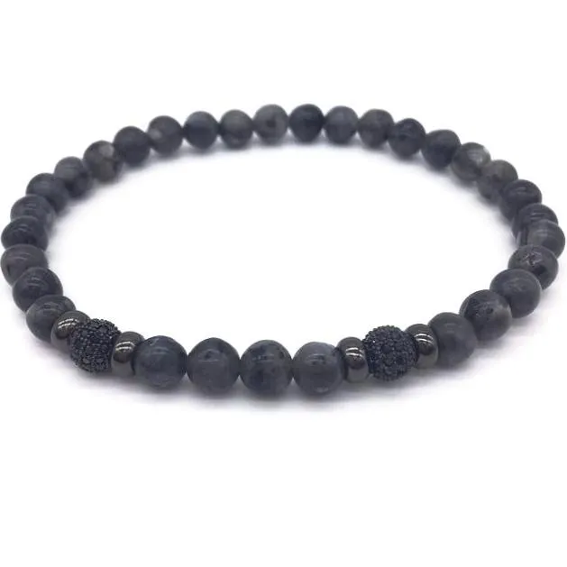 Classy Men Slim Crystal Pavé Bracelet