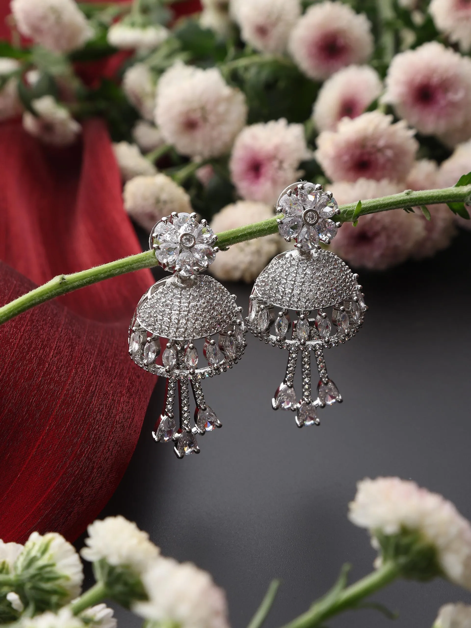 Diamond Jhumka Earring