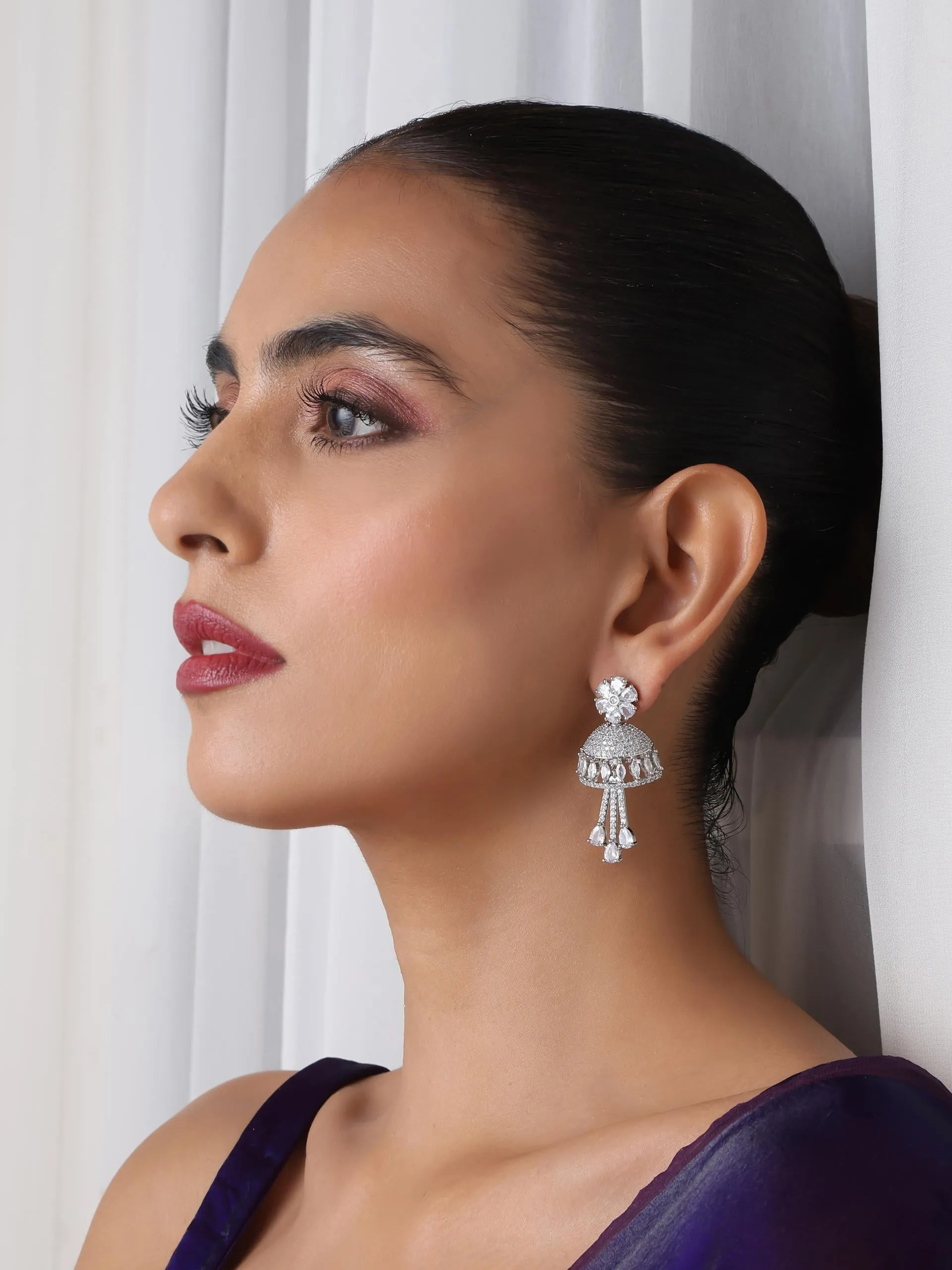 Diamond Jhumka Earring