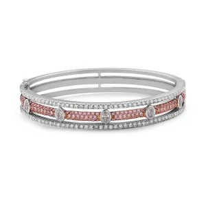 Diamond Tri-Layer Bracelet