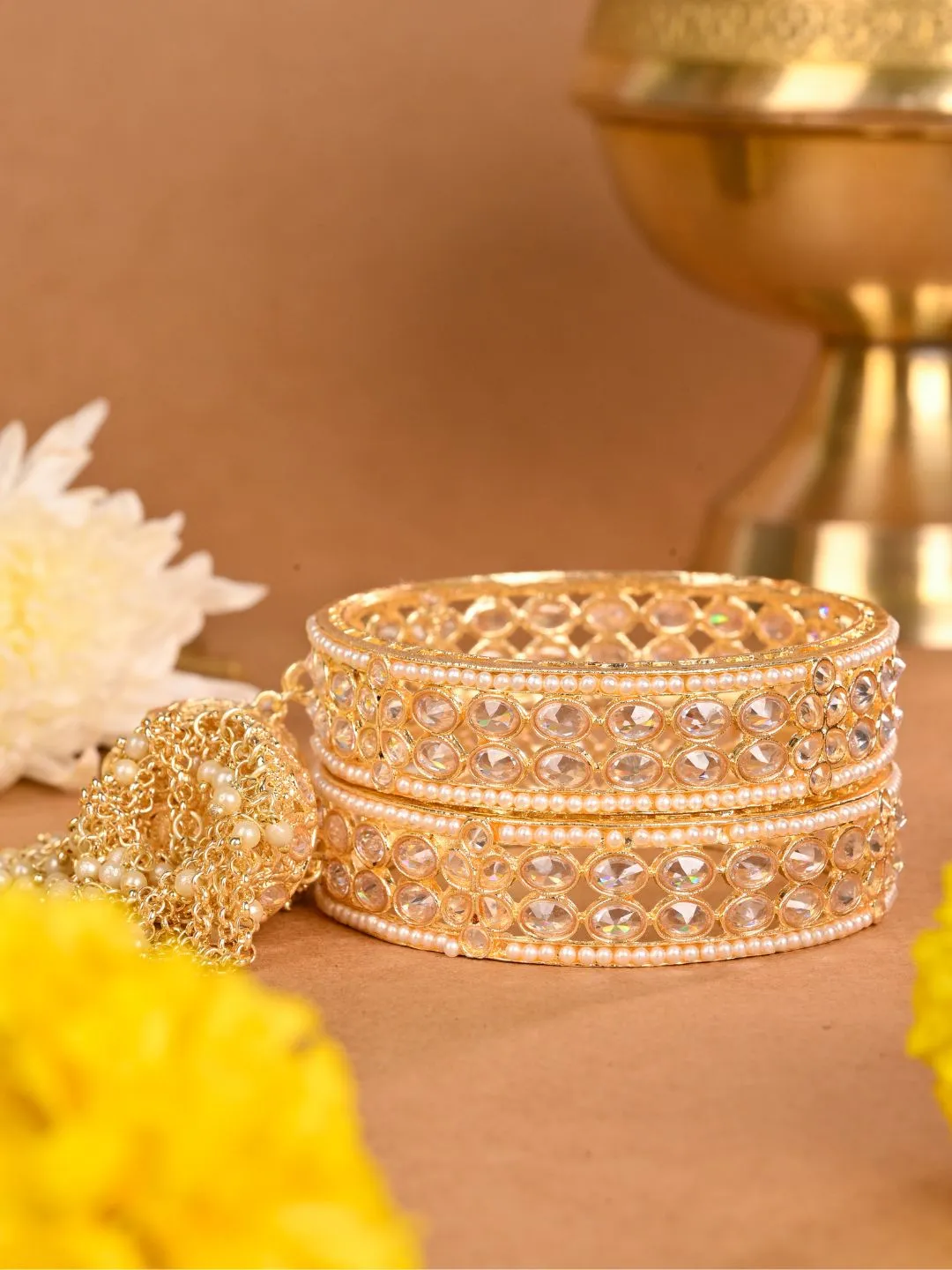 Elegant Latkan Bangles Set