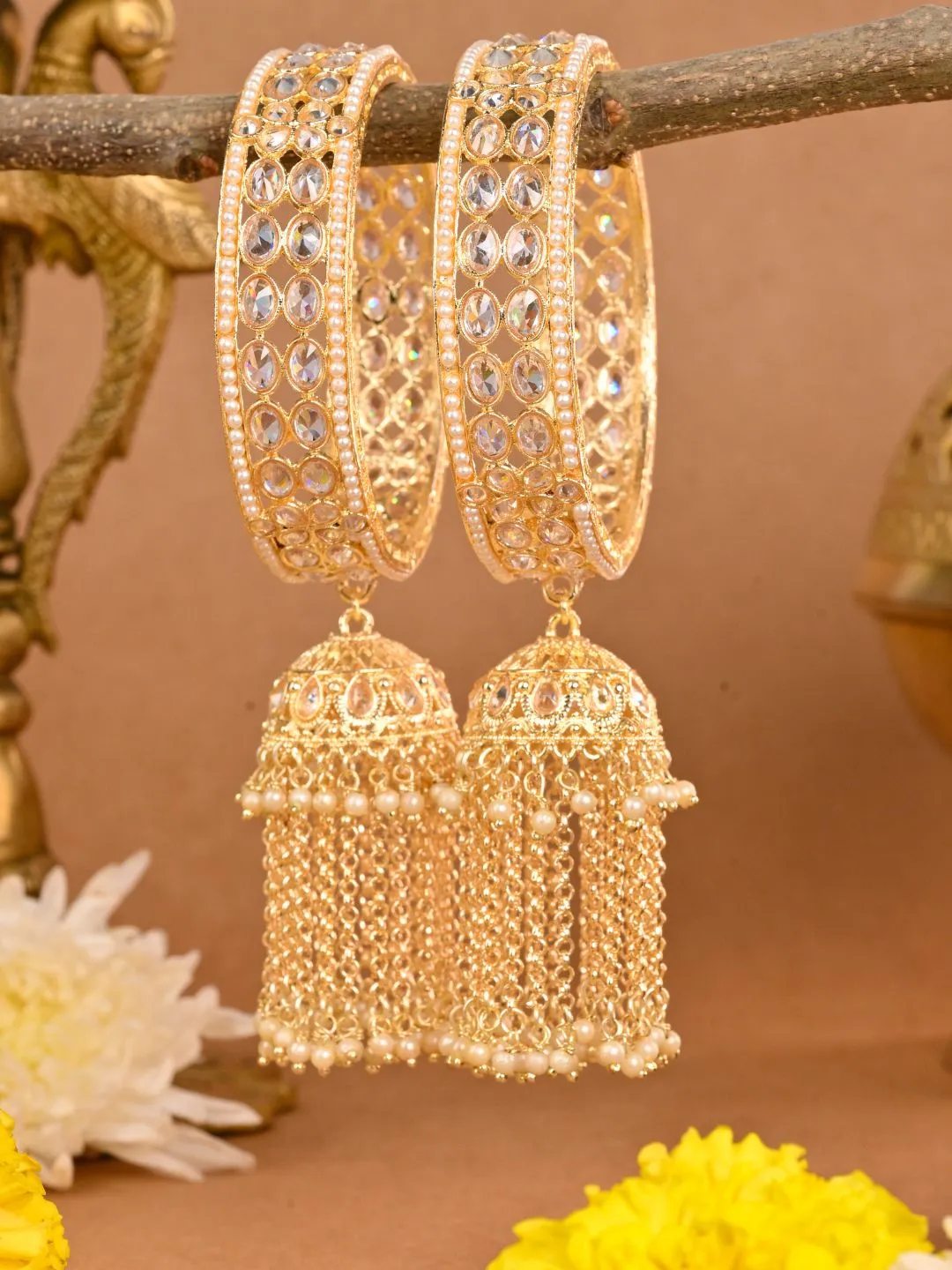 Elegant Latkan Bangles Set