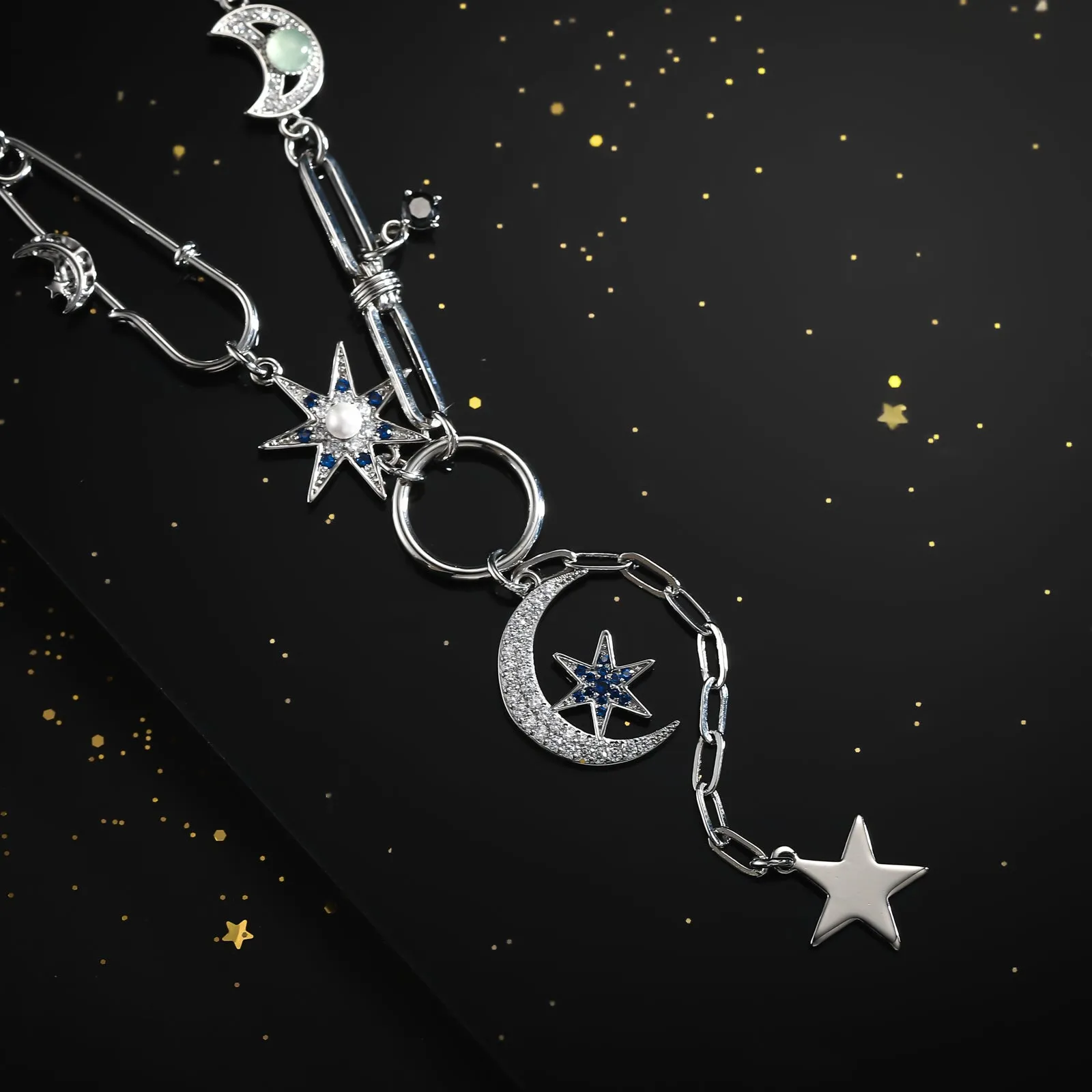 Guardian of the Stars and Moon Necklace