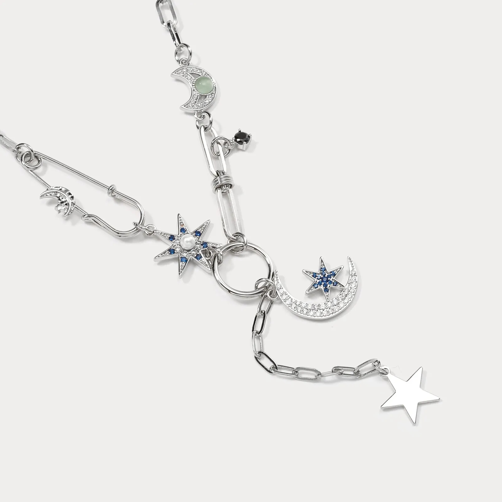 Guardian of the Stars and Moon Necklace