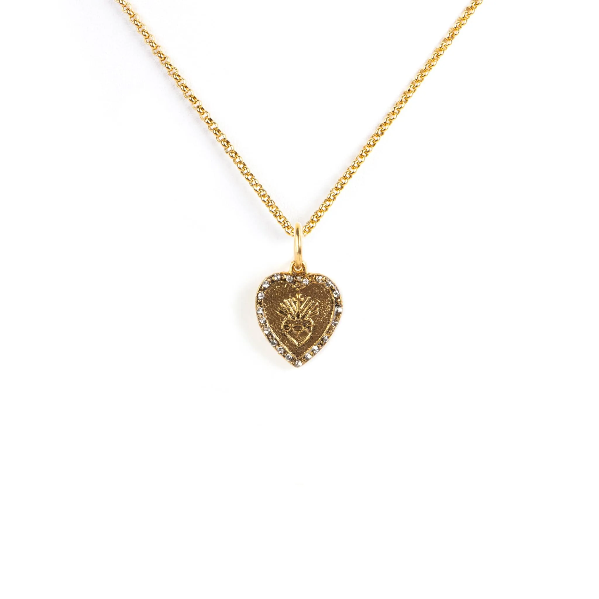 Heart Relic Charm Necklace