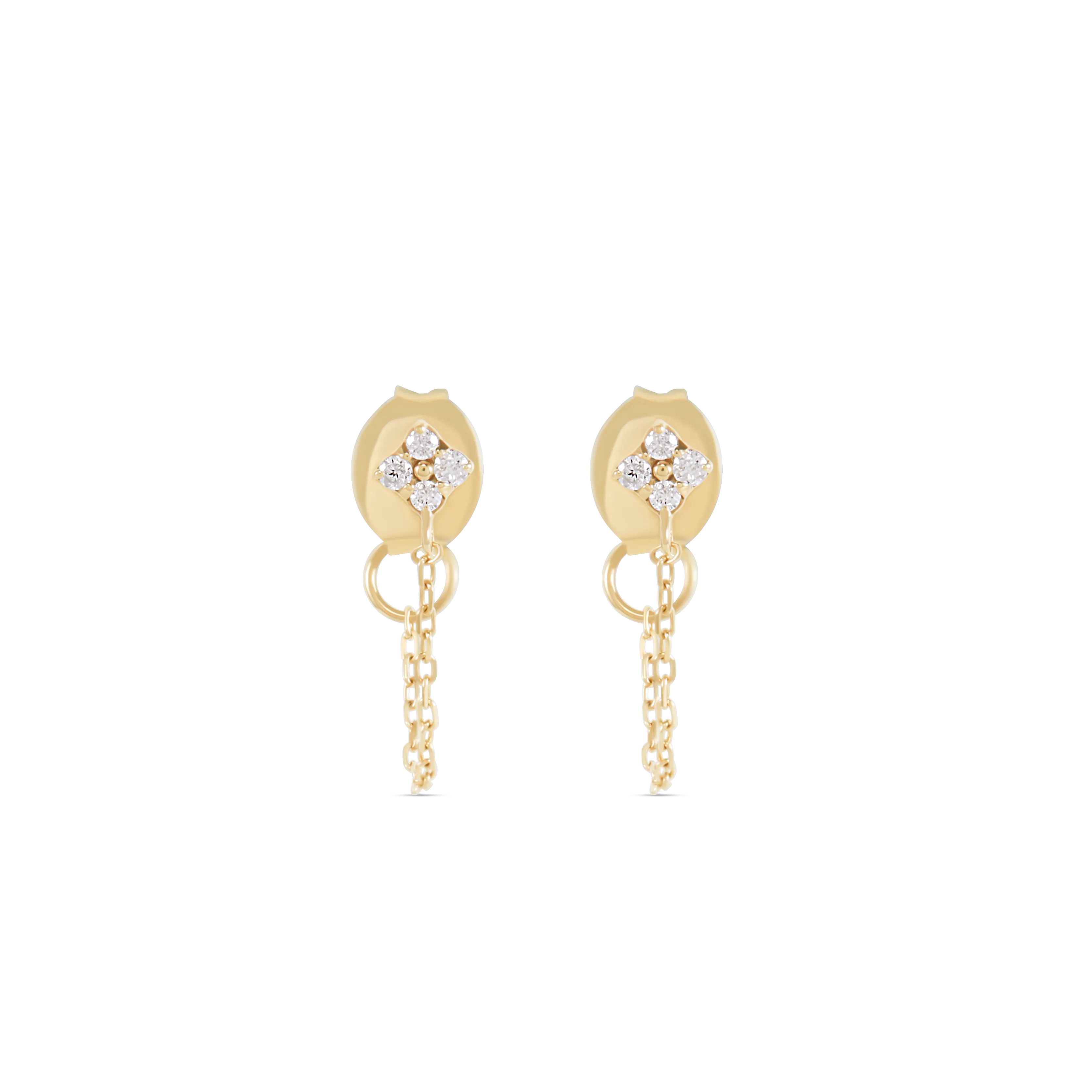 Ivy Earrings - Solid Gold