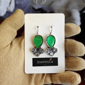 Jewelestia Teardrop Petal Elegance Earrings