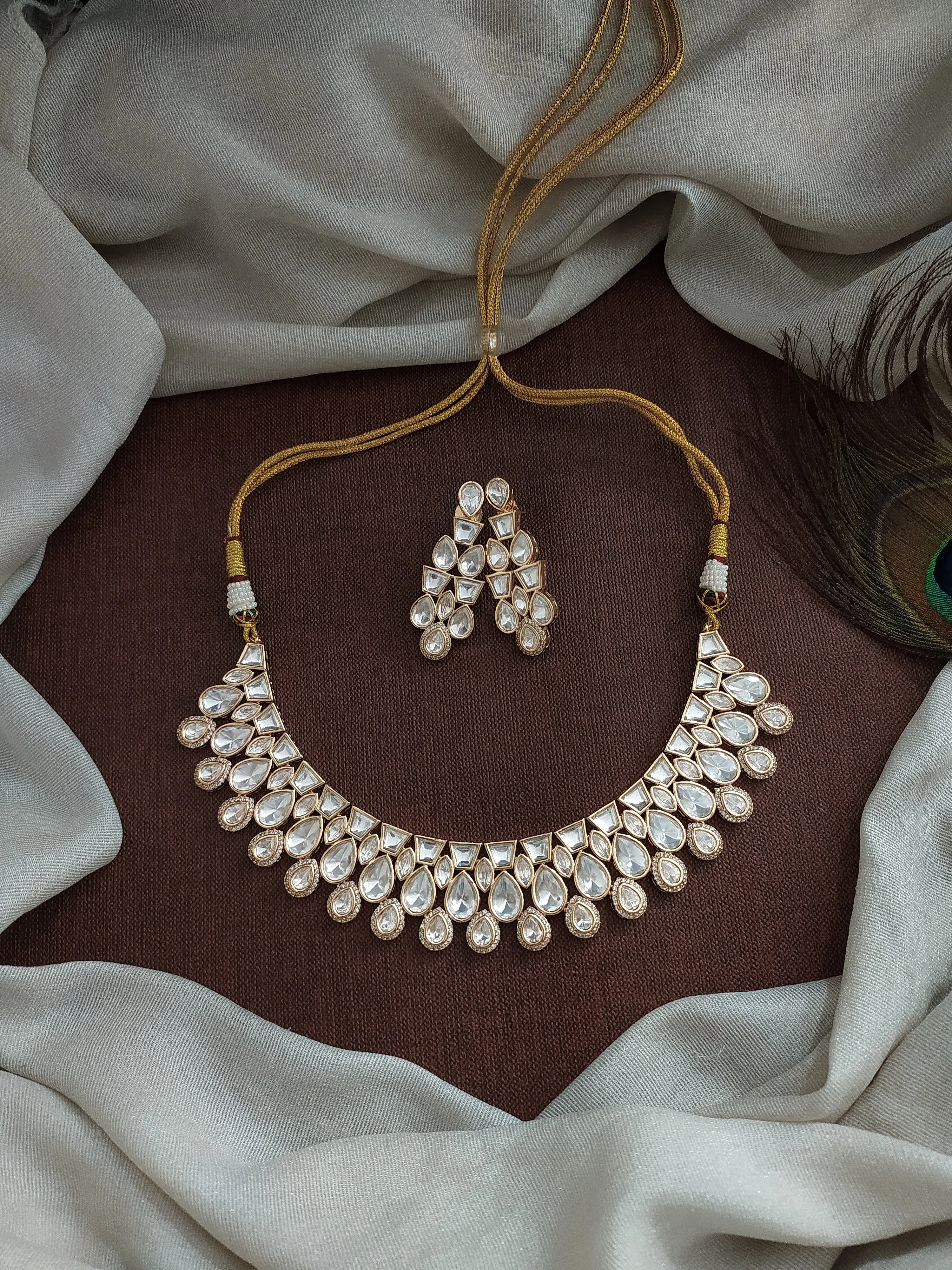 Kundan Necklace Set ~ Perfect for Festive Occasions