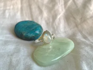 Moonstone Efimia Ring - Teardrop