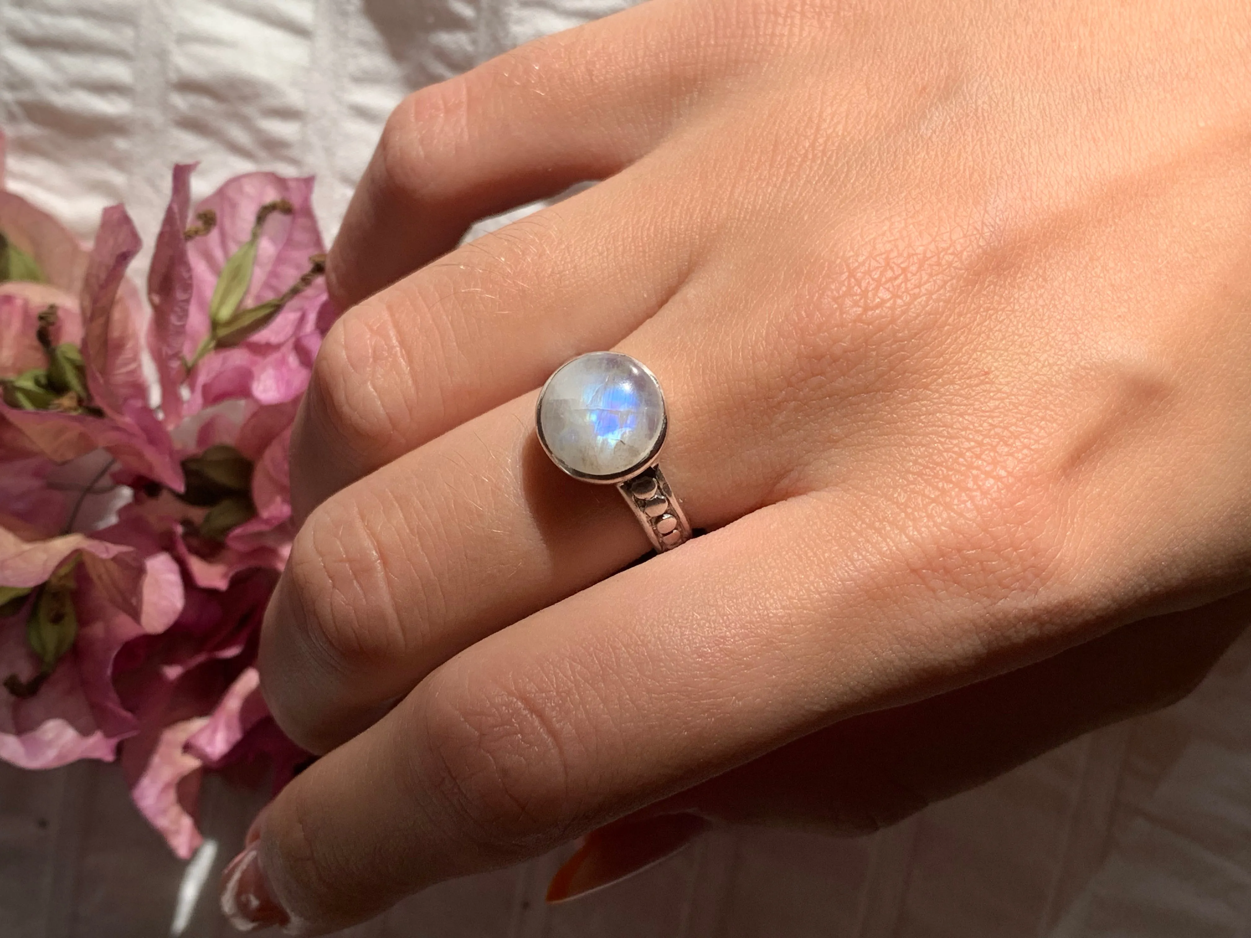 Moonstone Eseld Ring