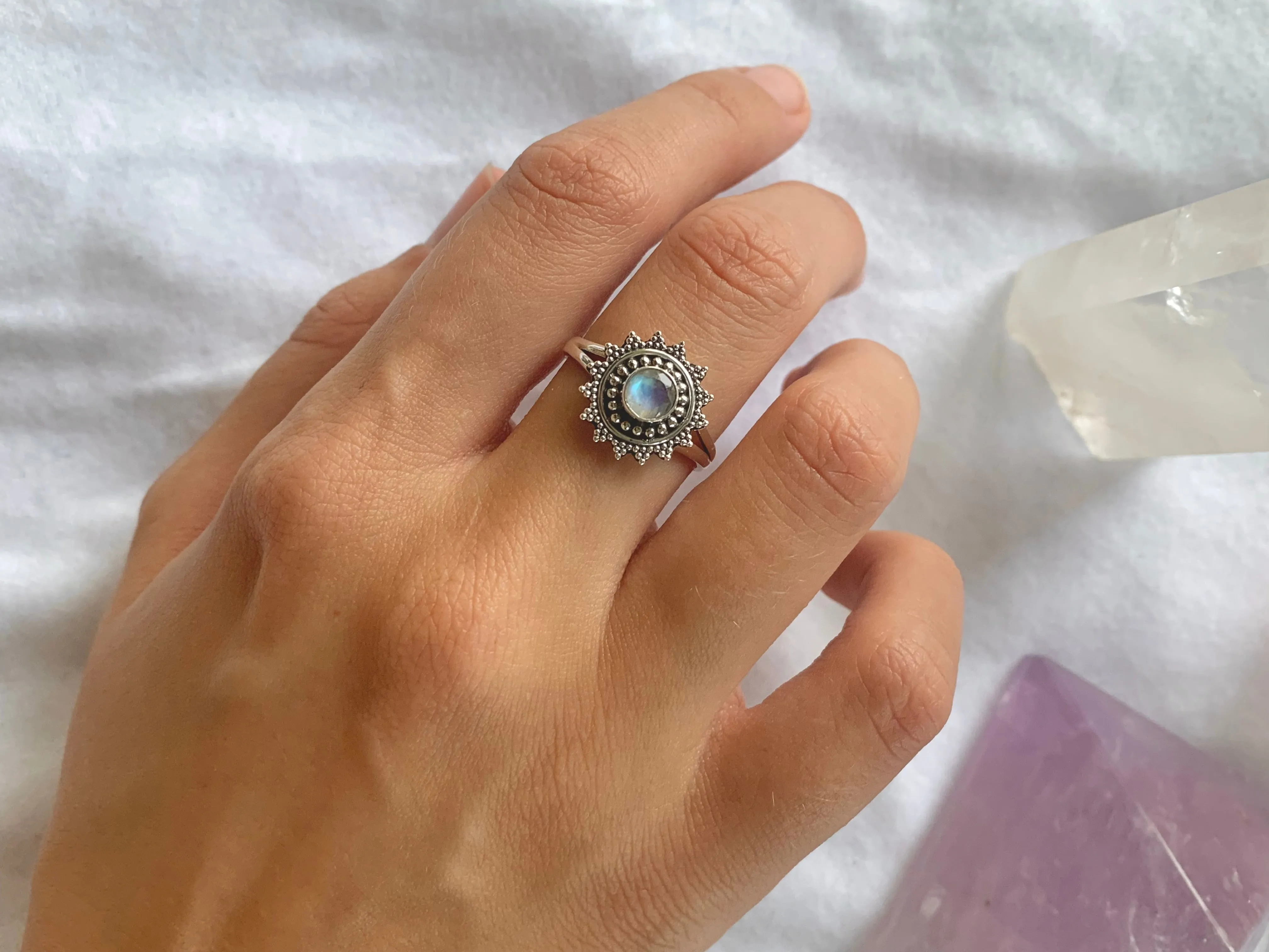 Moonstone Evanora Ring