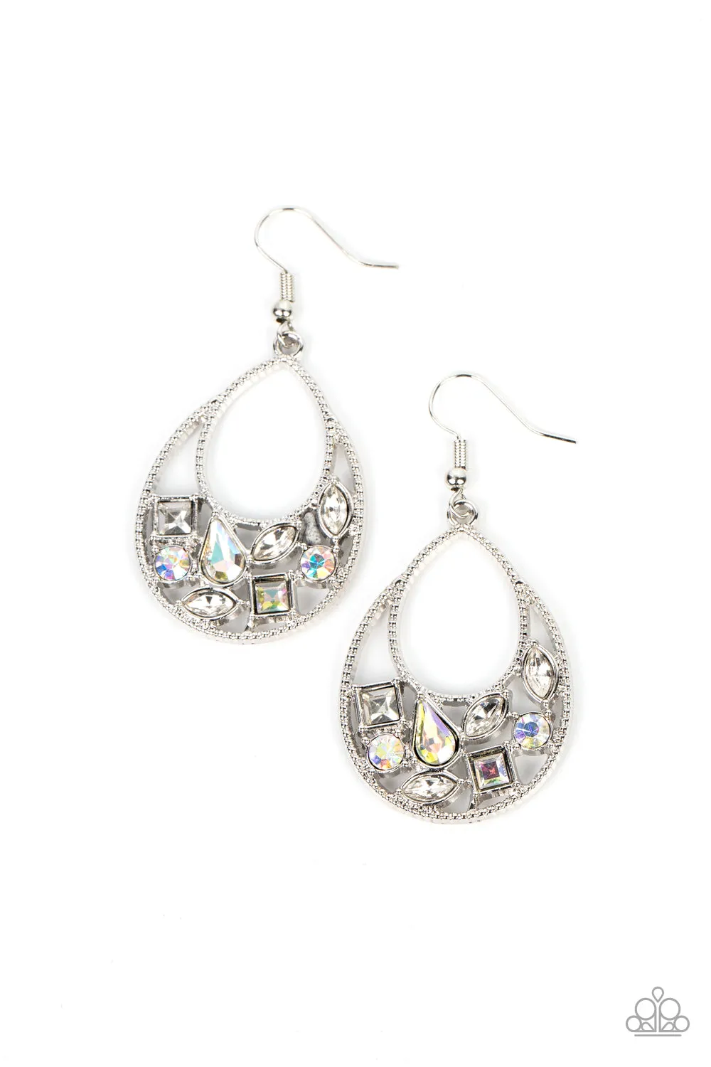 Regal Recreation White-Earrings