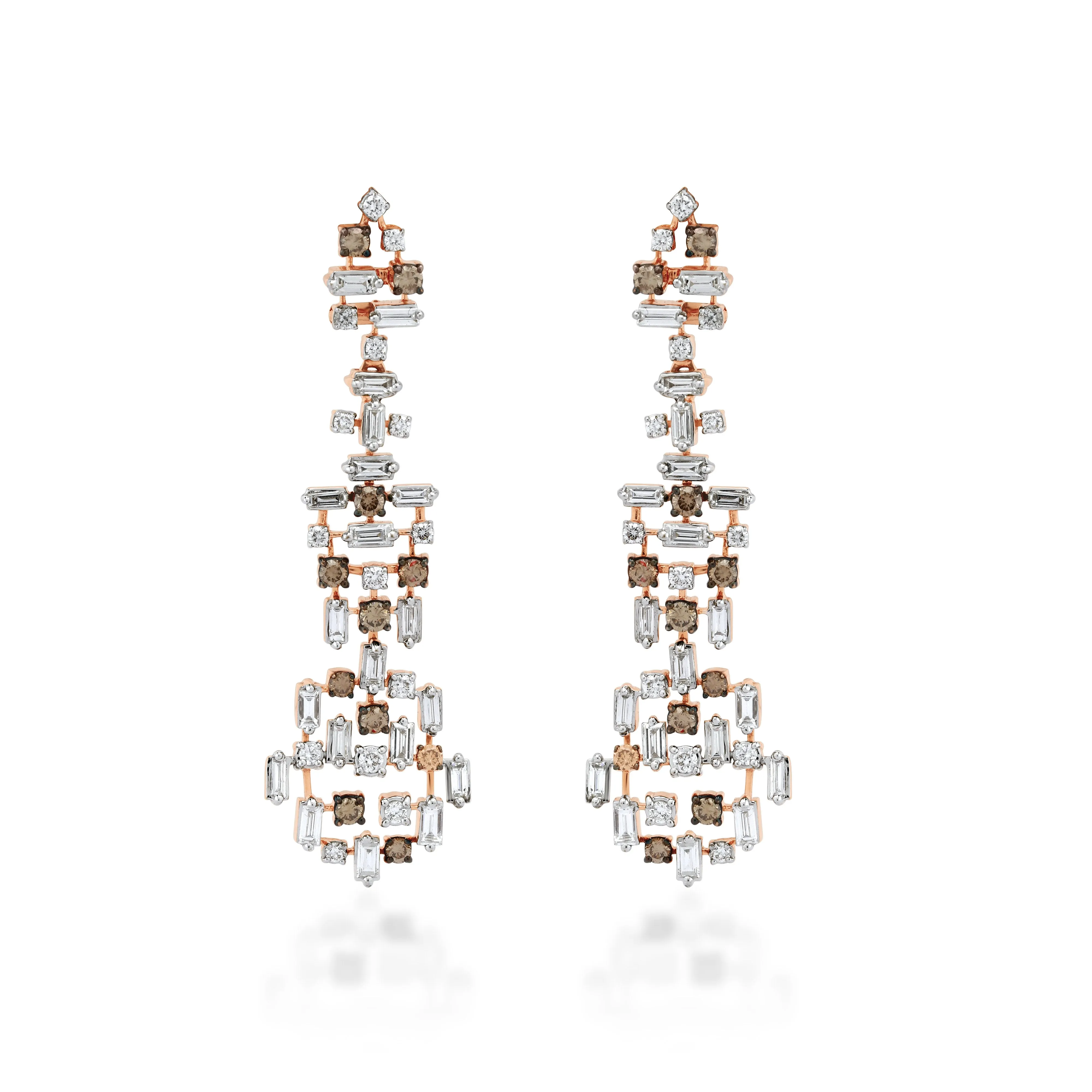 Regalia Plume Diamond Earrings