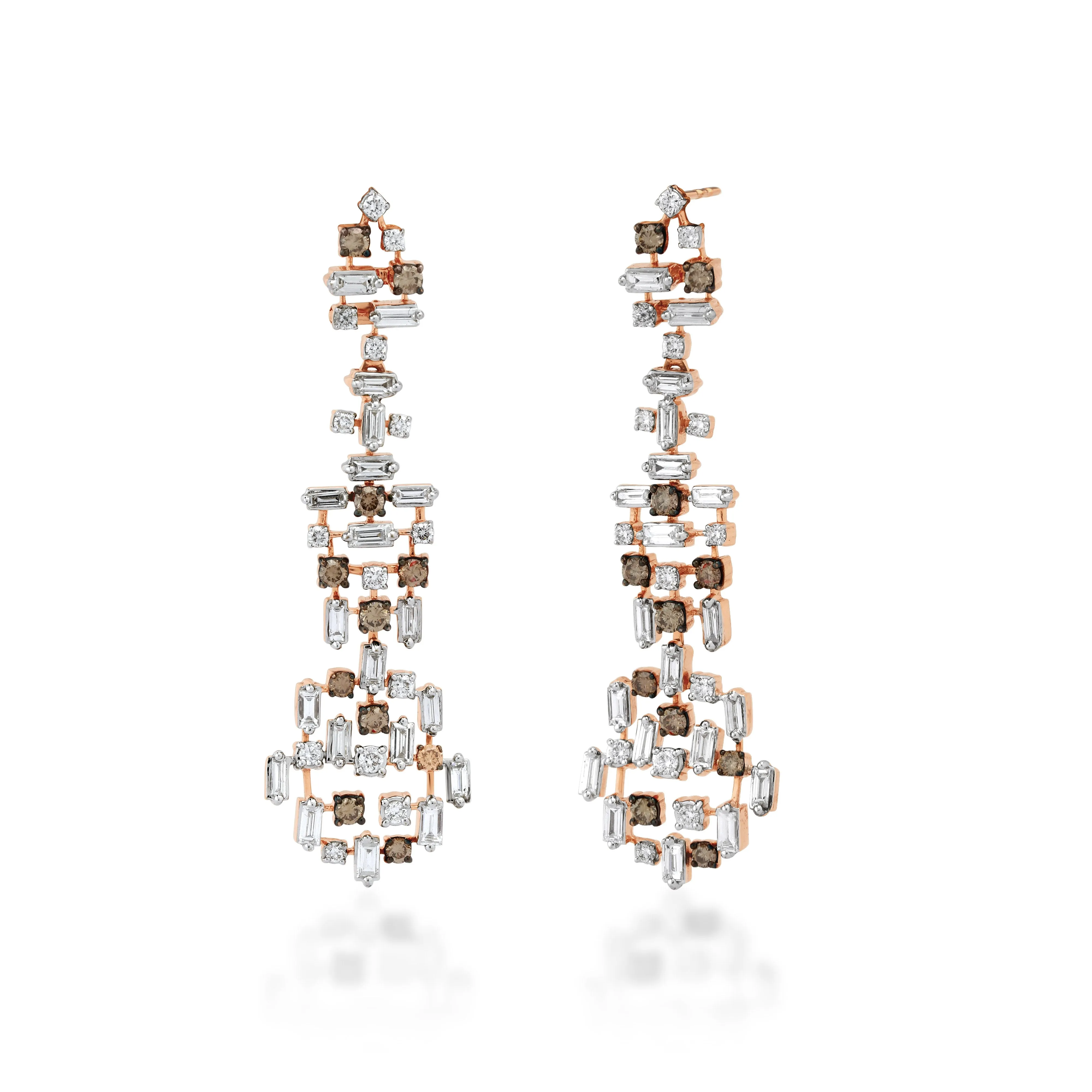 Regalia Plume Diamond Earrings