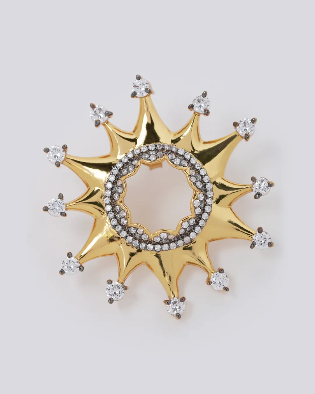 Sultan Star Gold Earrings