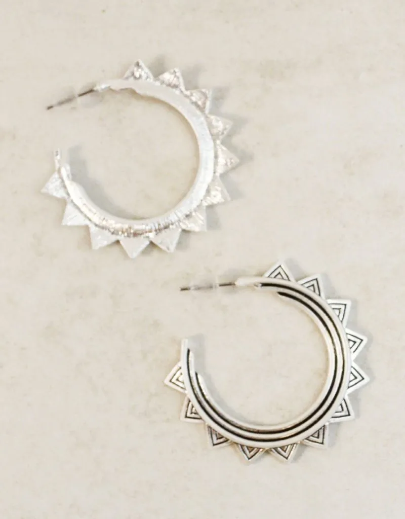 Sunny Day Silver Earrings