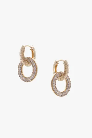 Tutti & Co Charm Earrings Gold-EA525G