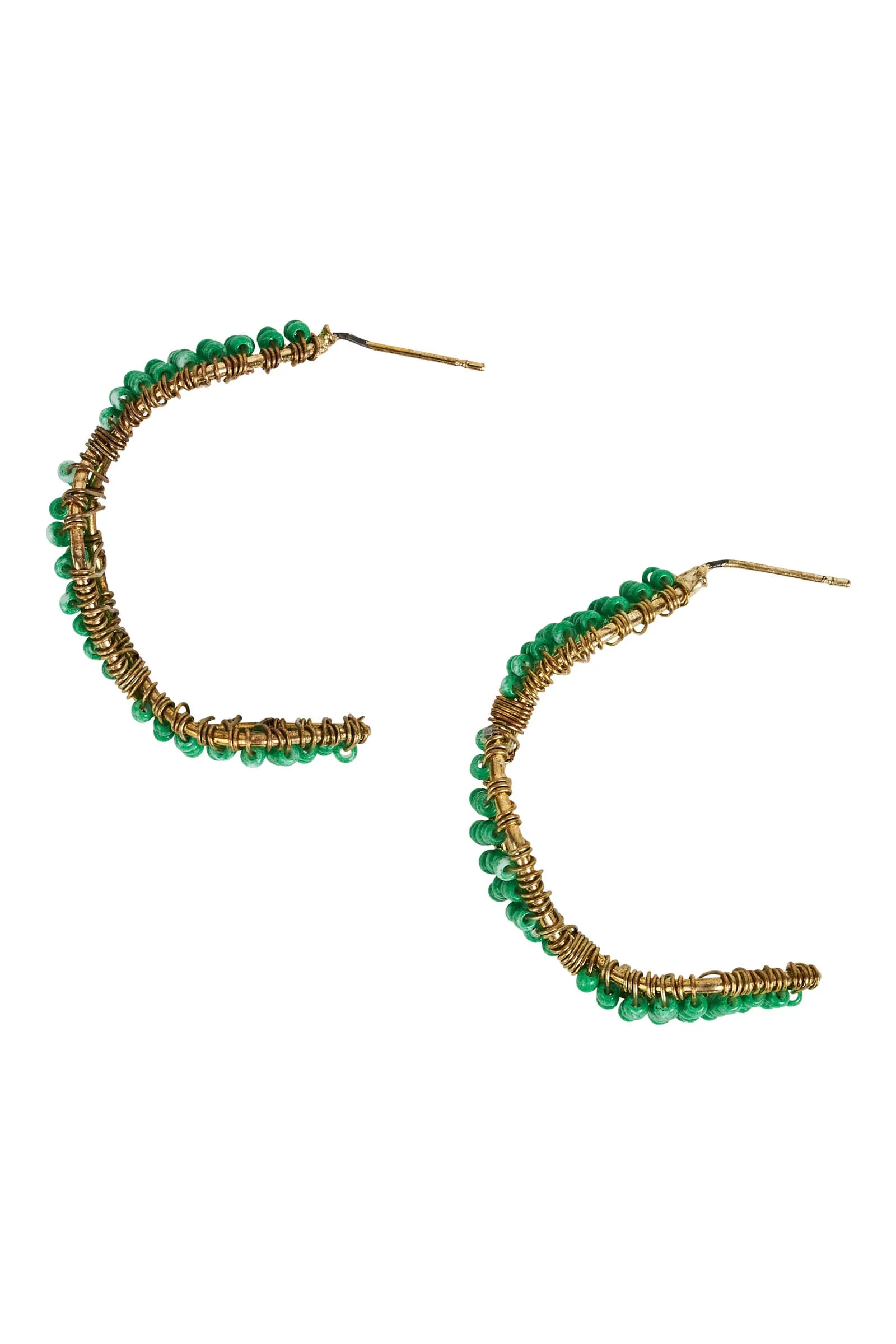 Vivid Bead Earring - Kiwi